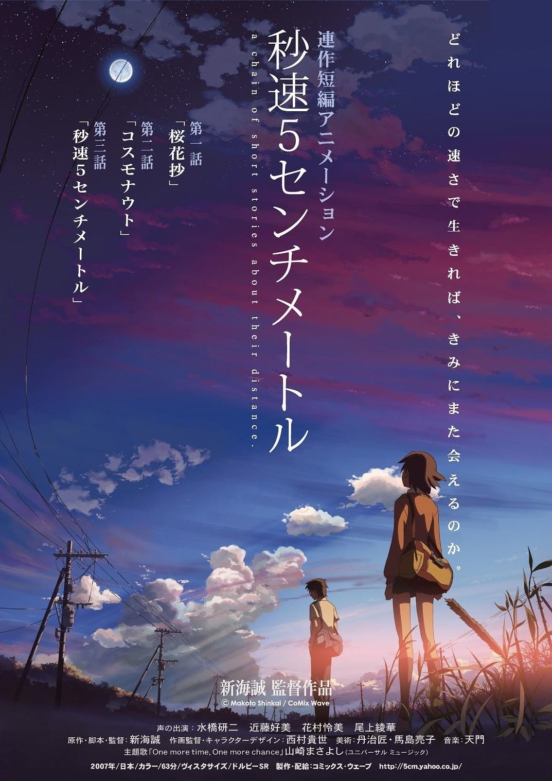 5 Centimeters per Second anime cover