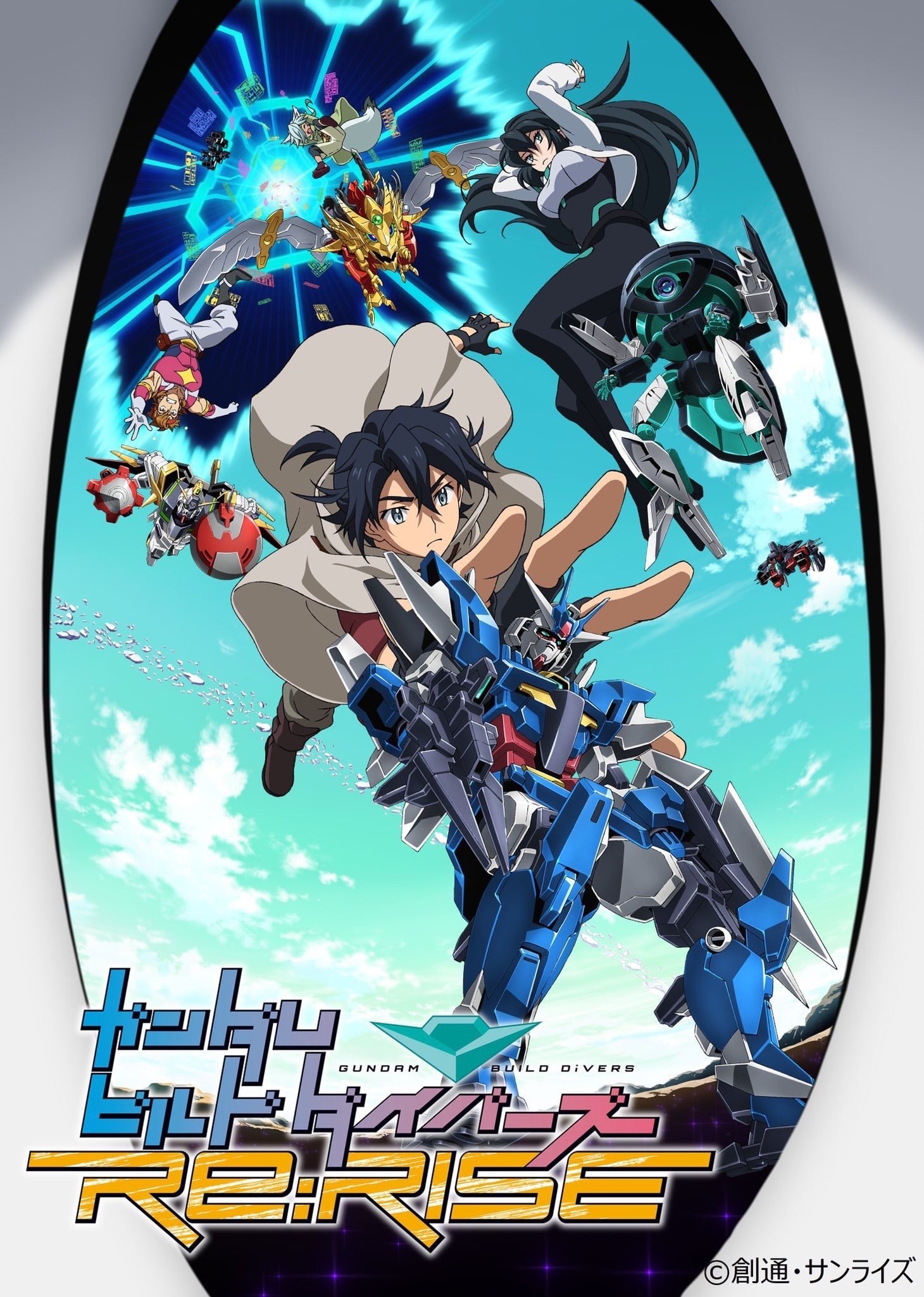 Gundam Build Divers Re:RISE anime cover
