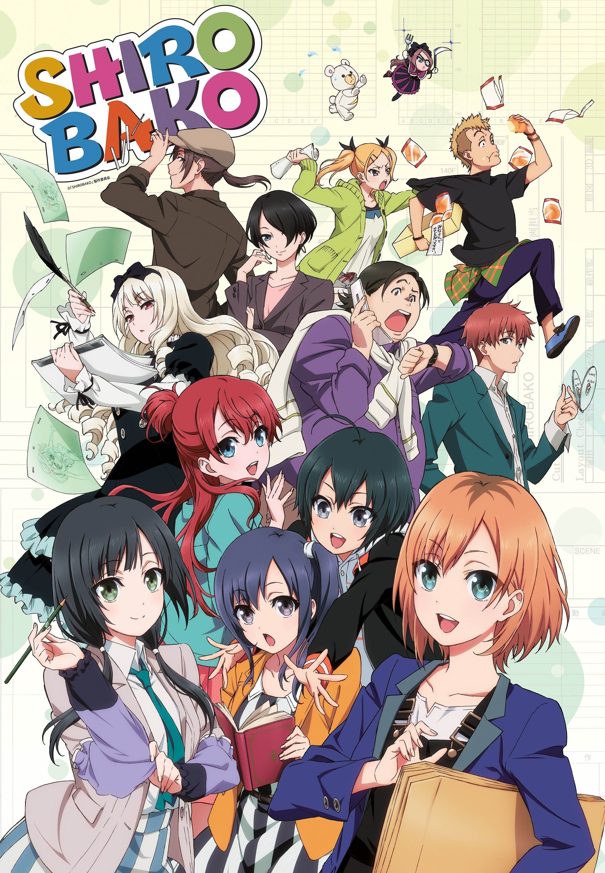 SHIROBAKO anime cover