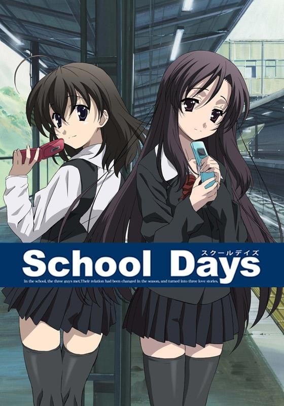 School Days anime cover