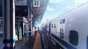 dropout idol fruit tart okayama station platform 23 platform