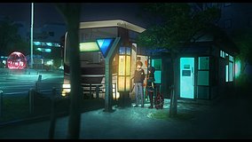 love chunibyo other delusions take on me wakayama station highway bus stop