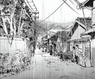 summer time rendering kishimoto shop alley