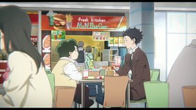 a silent voice aqua walk food court