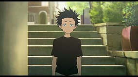 a silent voice suimon river promenade shiki no michi waterfall tunnel