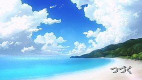 love chunibyo other delusions beach