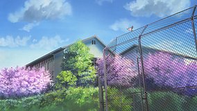 love chunibyo other delusions heart throb kamakagawa elementary school playground