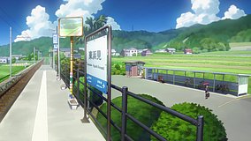 love chunibyo other delusions higashi mihama station
