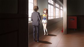 love chunibyo other delusions kamagaka stairs