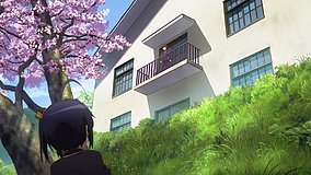 love chunibyo other delusions old kamakura elementary gym balcony