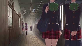 love chunibyo other delusions old kamakura elementary school hallway