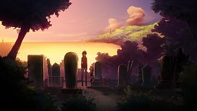love chunibyo other delusions rikka fathers grave