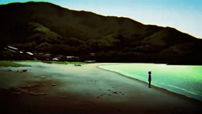 love chunibyo other delusions sakanoshiri beach