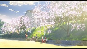 love chunibyo other delusions take on me kamakagawa elementary school playground