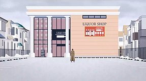 monogatari series second season bemuki alcohol store