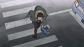 the disappearance of haruhi suzumiya kyon crosswalk