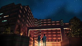 the disappearance of haruhi suzumiya nagato building