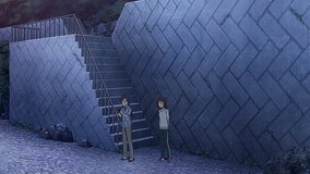 the idolm ster movie kagayaki no mukougawa e tenmangu stairs