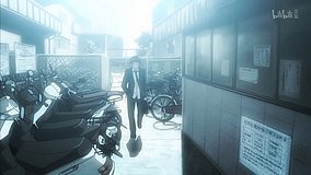 the melancholy of haruhi suzumiya bike parking lot