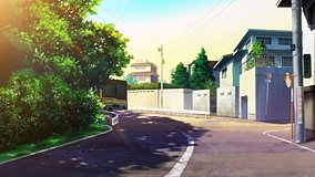 the melancholy of haruhi suzumiya bus road