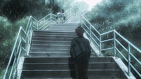 the melancholy of haruhi suzumiya kyon stairs