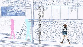 the melancholy of haruhi suzumiya pool stone wall