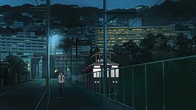 the melancholy of haruhi suzumiya railway crossing