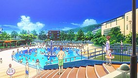 the melancholy of haruhi suzumiya shimin swimming pool