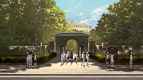 trapezium kobe girls university main gate