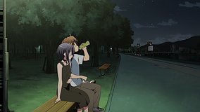 love chunibyo other delusions benches at karahashi park