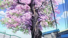 love chunibyo other delusions heart throb ano station tree