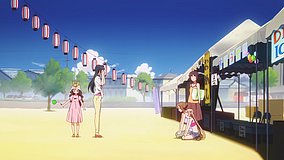 love chunibyo other delusions heart throb ichiriyama park ground sports field