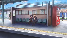 love chunibyo other delusions heart throb keihan ishiyama station