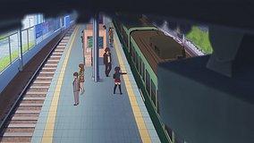 love chunibyo other delusions heart throb keihan ishiyama station