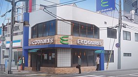 love chunibyo other delusions heart throb mcdonalds ishiyama ekimae restaurant