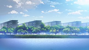 love chunibyo other delusions heart throb residential area
