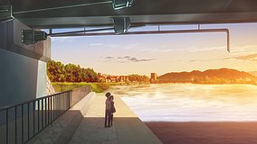 love chunibyo other delusions heart throb setagawa bridge