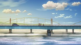 love chunibyo other delusions heart throb setagawa ohashi bridge