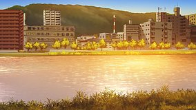 love chunibyo other delusions heart throb setagawa west side building