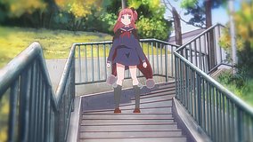 love chunibyo other delusions heart throb stair tower