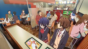 love chunibyo other delusions mcdonalds ishiyama ekimae fast food restaurant