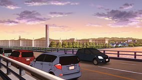 love chunibyo other delusions seta river bridge