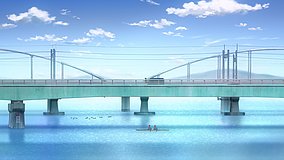 love chunibyo other delusions setagawa ohashi bridge