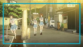 sound euphonium 2 shorts keihan obaku station uji bound first level crossing parking lot parking lot