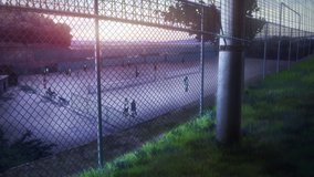sound euphonium toudou tennis court