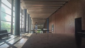 sound euphonium uji cultural center corridor