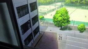sound euphonium uji high tennis court window