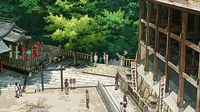 the eccentric family 2 tanukidani san fudoin main hall temple