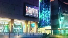 a certain magical index ii tachikawa station north exit station exit