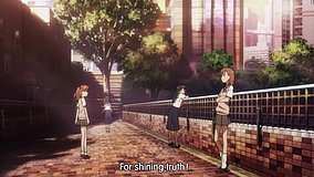a certain scientific railgun being a photo shoot model under the hot sun isnt easy is it kokoria tama center